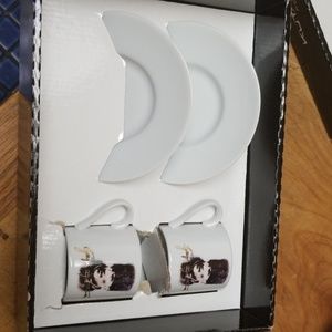 Turkish tea cup and saucer set